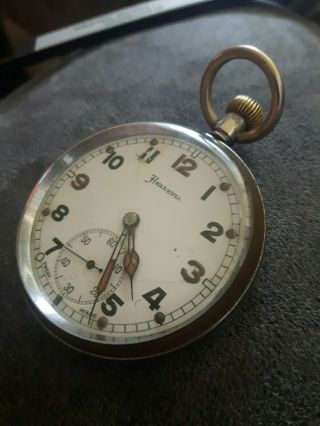Helvetia Antique Vintage Military GSTP G25347 Pocket Watch. 3