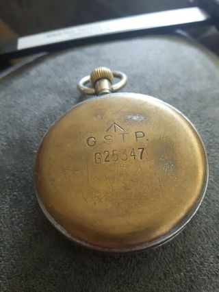 Helvetia Antique Vintage Military GSTP G25347 Pocket Watch. 4