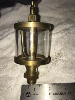 ESSEX Brass Corp.  Oiler Hit Miss Gas Engine Vintage Antique Steampunk 7