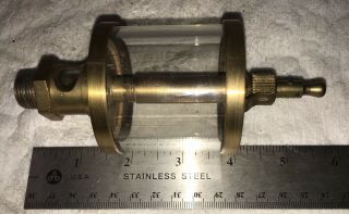ESSEX Brass Corp.  Oiler Hit Miss Gas Engine Vintage Antique Steampunk 8