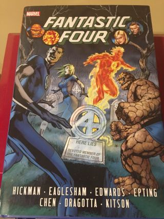 Marvel Fantastic Four By Hickman Omnibus Volume 1 Hardcover Hc Rare Oop Comics
