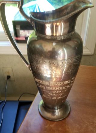 Vintage Loving Cup Trophy Schuyler Meadows Golf Club Loundonville Ny 1930