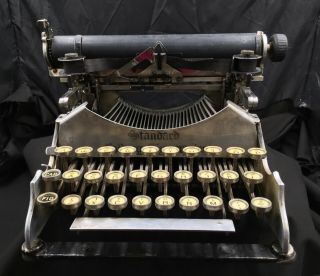 Antique Standard Folding Typewriter - Aluminum