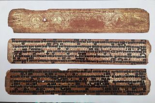 Rare Burmese lacquer Kammavaca manuscript 8