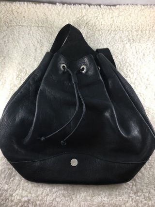 Vintage Italian Leather Handbag Purse Backpack Satchel Denver Buffalo Company