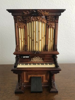 Dollhouse Vintage Victorian Parlor Pipe Organ George Becker Handcrafted