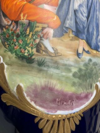Antique 19th Century Hand Painted Porcelain Vase 3