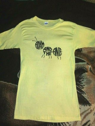 Vintage 1981 Adam And The Ants Concert Tour Shirt Single Stitch Adam Ant