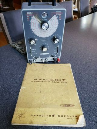 Vintage Heathkit Capacitor Checker It - 11,  Parts
