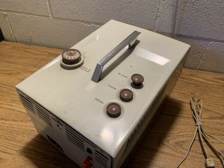 Vintage 1957 General Electric GE 9T001 Portable TV Television Made In USA 3