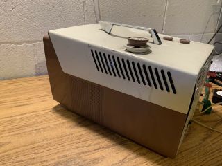 Vintage 1957 General Electric GE 9T001 Portable TV Television Made In USA 4