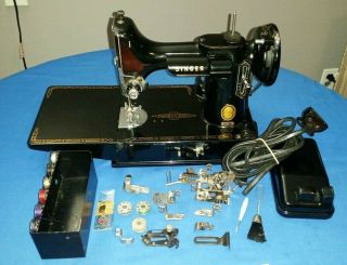 Vintage Singer Featherweight Sewing Machine 221 K Parts Repair