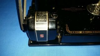 Vintage Singer Featherweight Sewing Machine 221 K Parts Repair 8