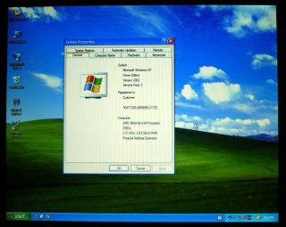 Vintage Acer Aspire T160 Windows XP Desktop Tower PC Athlon 2.  20GHz/200GB/3GB 7
