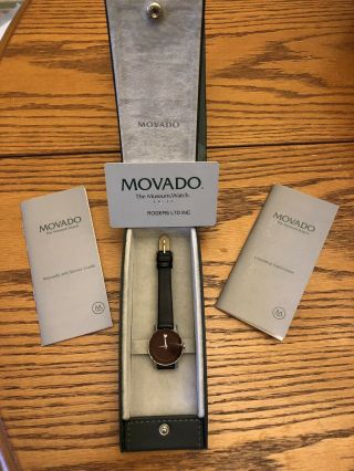Movado Museum Classic Stainless Steel Woman’s Swiss Watch