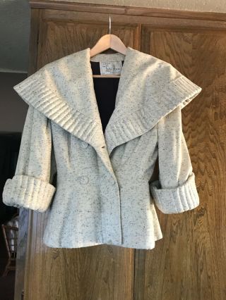 Vintage 50’s Lilli Anne Creme Wool Jacket