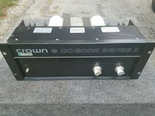 Crown Dc - 300a Series Ii Vintage 2 Channel Power Amplifier Amp
