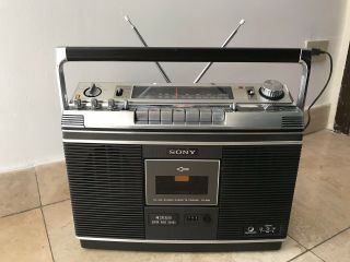 Vintage Sony Cf - 580 Boombox Radio