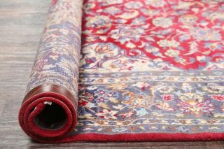 Perfect Vintage Traditional Floral Red Area Rug Hand - Knotted Living Room 9 