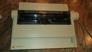 Vintage Apple Imagewriter Ii A9m0320 Printer & Power Cord -