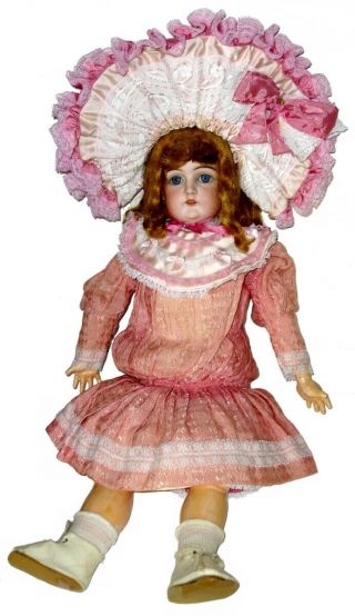 Antique 23 " German Bisque Doll - Kester ?