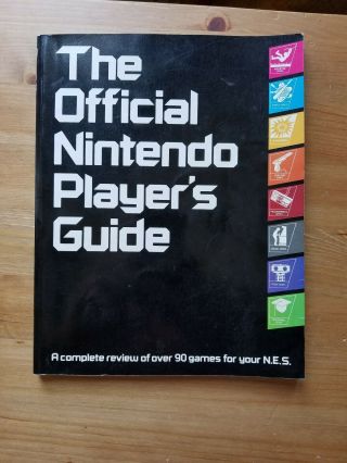 1987 Official Nintendo Nes Players Guide Vintage; Includes All Stickers