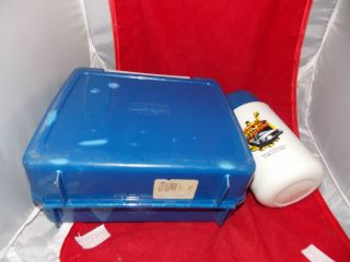 1989 BACK TO THE FUTURE Plastic Lunchbox Rare VINTAGE & Thermos 3