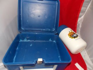 1989 BACK TO THE FUTURE Plastic Lunchbox Rare VINTAGE & Thermos 4
