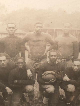 Historical Rare ANTIQUE 1920s BLACK NEGRO Football TEAM PHOTO,  Sweet 4