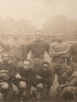 Historical Rare ANTIQUE 1920s BLACK NEGRO Football TEAM PHOTO,  Sweet 5