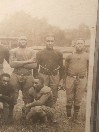 Historical Rare ANTIQUE 1920s BLACK NEGRO Football TEAM PHOTO,  Sweet 6