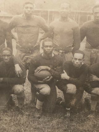 Historical Rare ANTIQUE 1920s BLACK NEGRO Football TEAM PHOTO,  Sweet 7