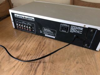Vintage Technics Stereo Graphic Equalizer Spectrum Analyzer SH - 8055 Silver Parts 6