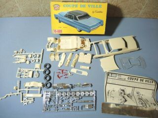Unbuilt And Complete 1970 Jo - Han Cadillac Coupe De Ville Model Car Kit
