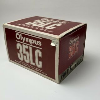 Olympus 35 Lc Rangefinder Film Camera And Paperwork 35lc Vintage Japan