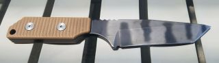 Rare Strider Bos S30v Fixed Blade 1/4 " 6.  6mm Thick