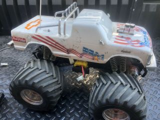 Kyosho Usa 1 Usa1 Monster Truck Electric Radio Controlled Control Rc Vintage