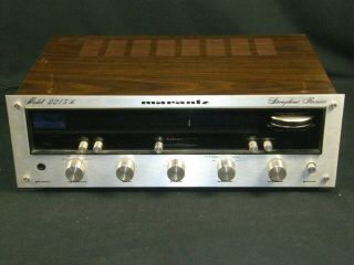 Marantz 2215b Vintage Stereo Receiver Wood Grain