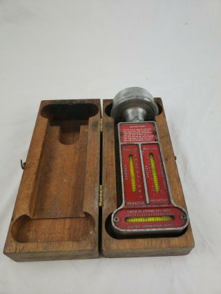 Vintage Wheel - A - Matic Alignment Tool Wa - 601 Magnetic Caster - Camber Gauge