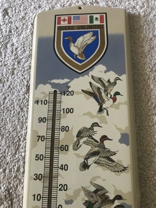 Vintage Ducks Unlimited Thermometer 24 