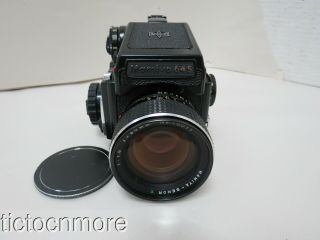 Vintage Mamiya 645 M645 Camera No.  J50919 1:1.  9 F=80mm Lens No.  15011
