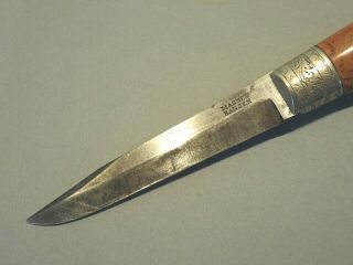 ANTIQUE 19TH CENTURY SCANDINAVIAN PUUKKO KNIFE DAGGER BY MAGNUS HANSEN 7