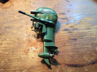 Johnson Electric Model Boat Motor,  Vintage,  Battery Operated Toy Outboard
