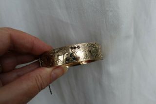 Vintage 9ct Rolled Gold Bangle / Bracelet.