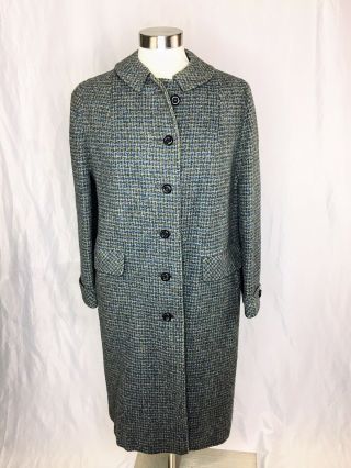 Harris Tweed Womens Coat Handwoven 100 Scottish Virgin Wool Jacket Hebrides