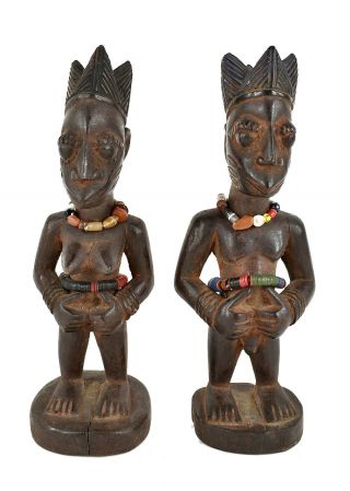 Yoruba Ibeji Twin Figures Nigeria African Art