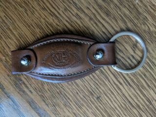 Vintage Ghurka Tan Leather Key Fob