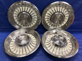 Vintage Set Of 4 1962 Cadillac 15 " Hubcaps