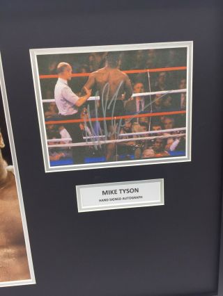 RARE Mike Tyson Boxing Signed Photo Display,  AUTOGRAPH FRAMED 3