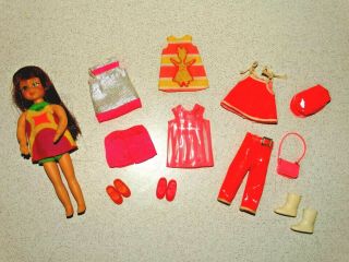 Barbie: Tutti Vintage Complete Sears Fun Timers Giftset W/redhead Tutti Doll